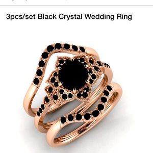 Rose Gold Filled Ring Set